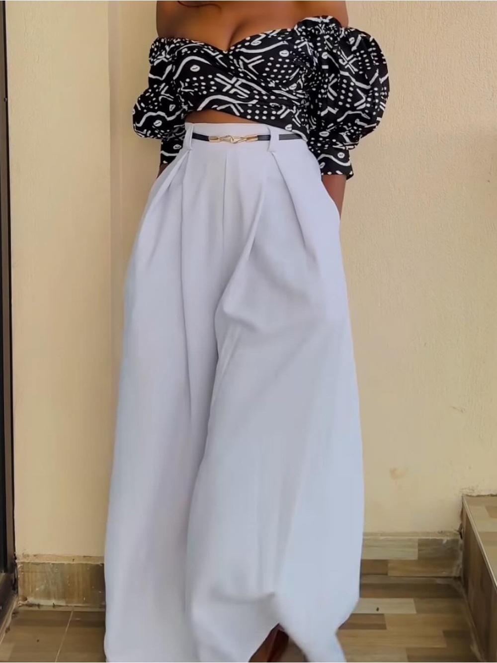 Wide Leg Palazo Pants